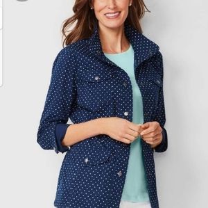 Polka Dot Field Jacket from Talbots